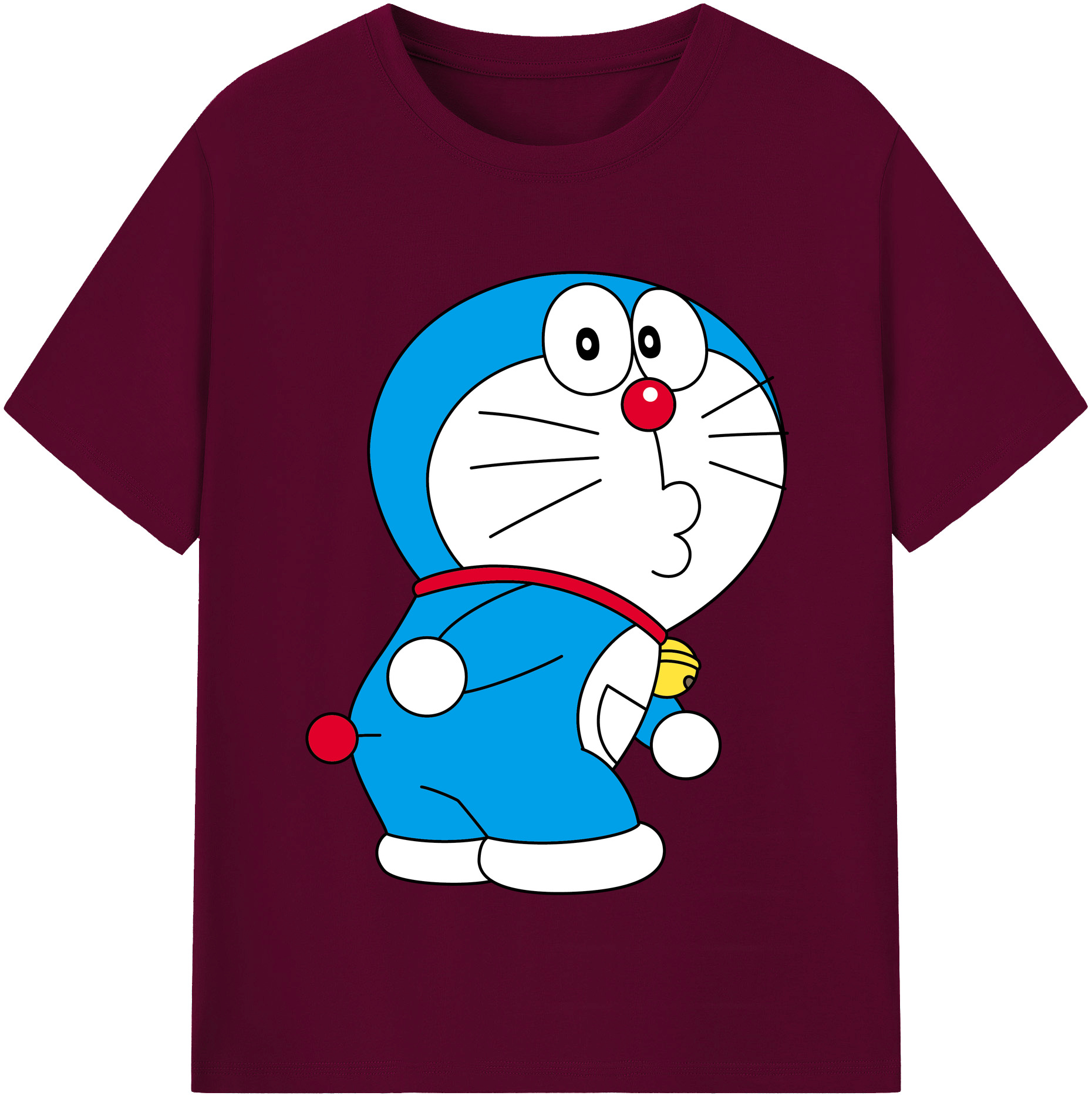 （画像用） ドラえもん Doraemon レディースカジュアルプリントTシャツ（綿100％）